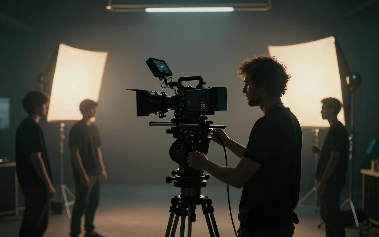 NOIR STUDIO am Set